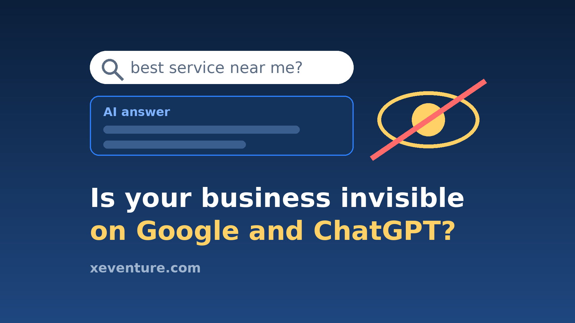 Is Your Business Invisible on Google and ChatGPT?